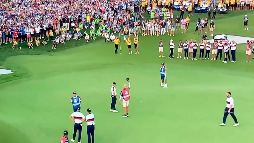 18th green highlights