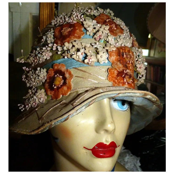 1920s cloche hat 0046