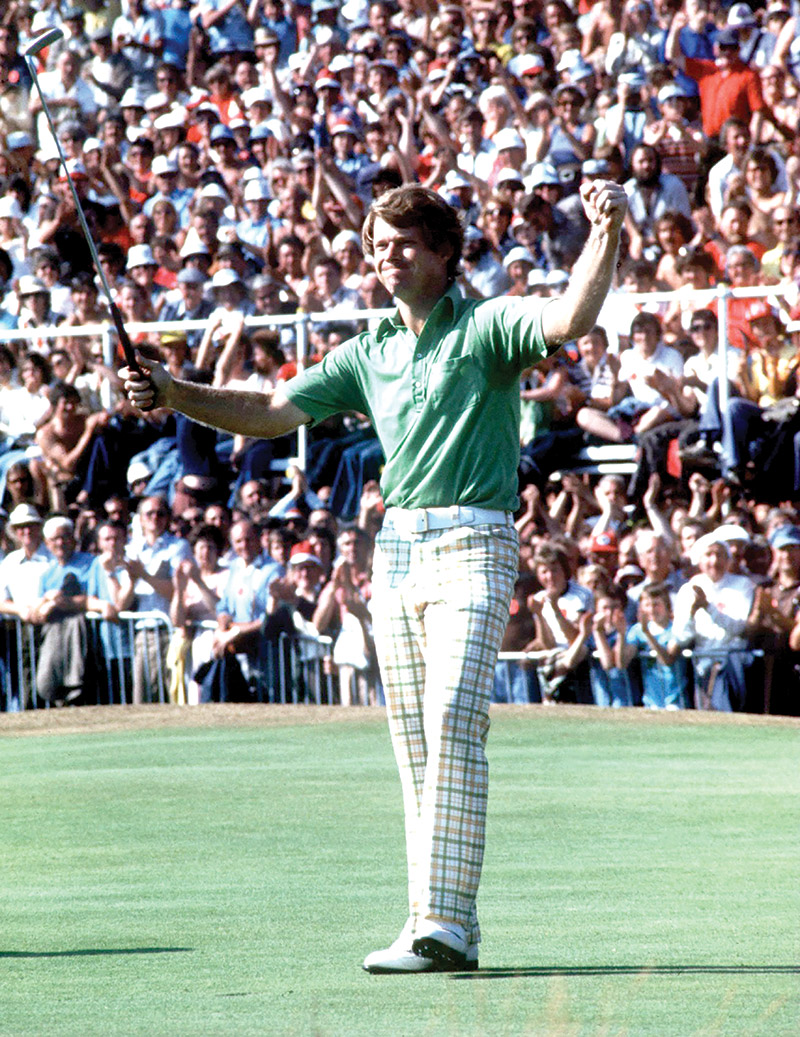 1977 British Open leaderboard