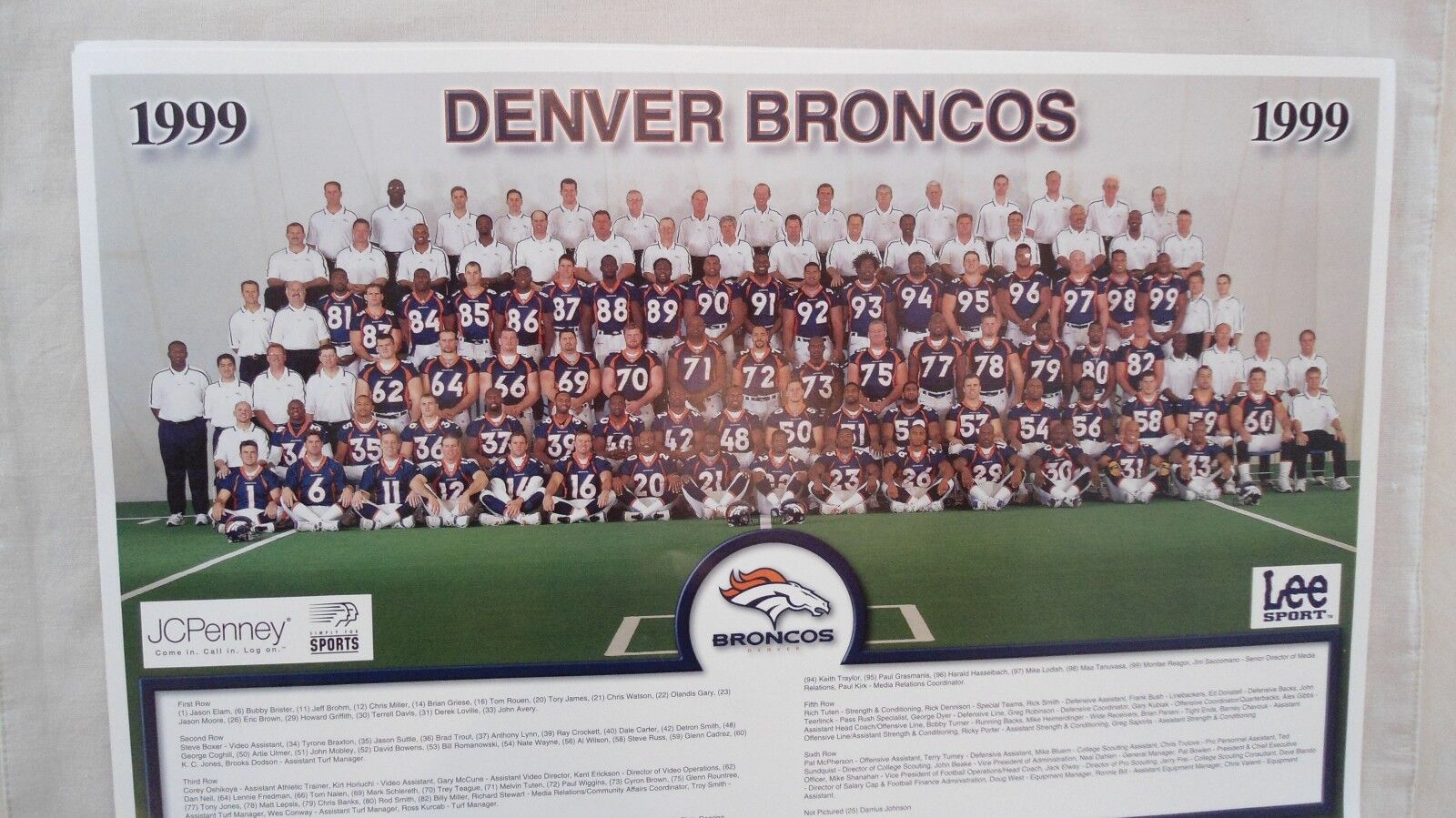 1999 Broncos roster