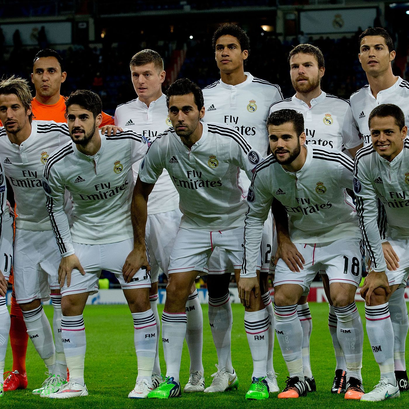 2014 Real Madrid starting XI