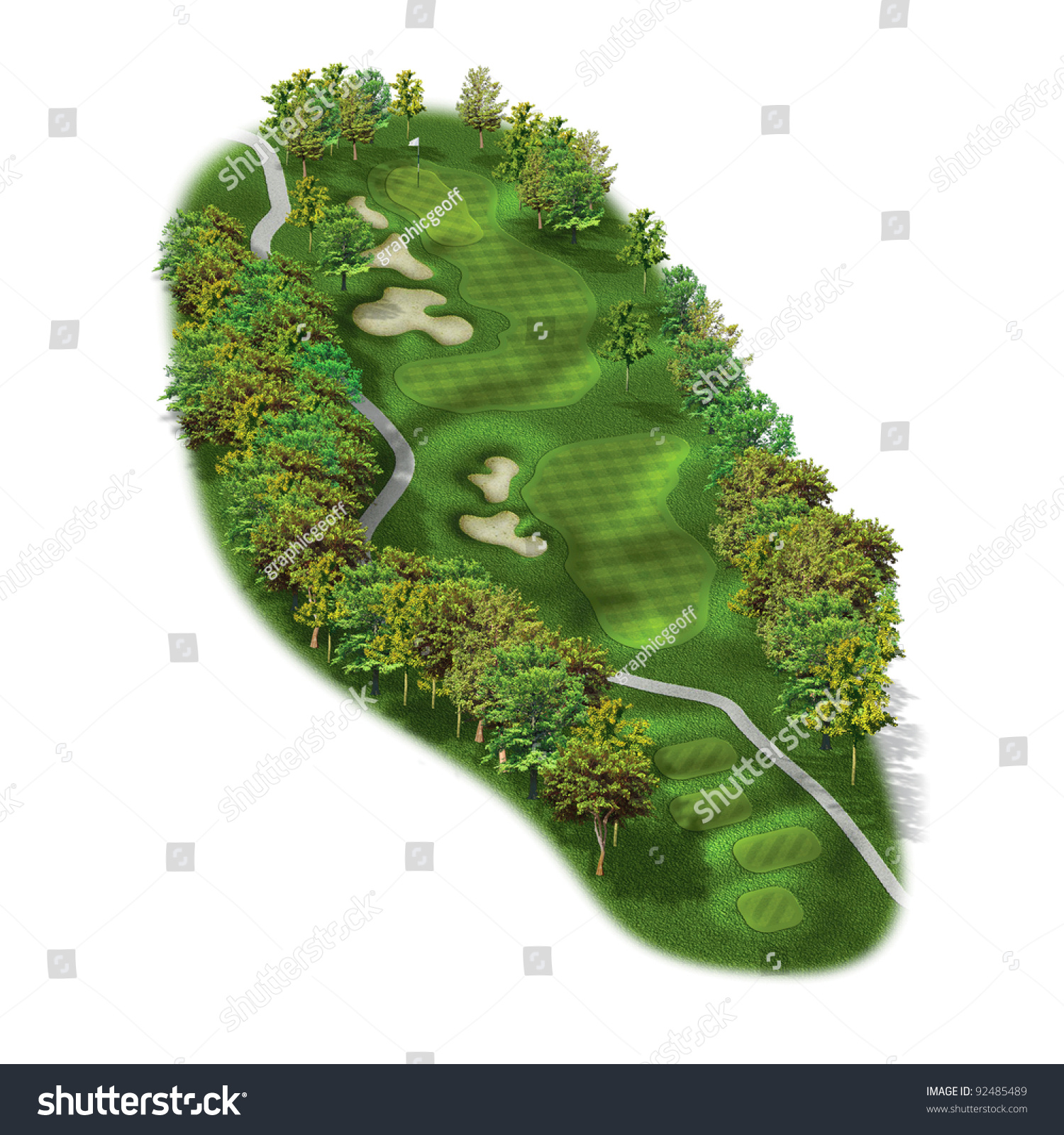 3d golf course image 0029