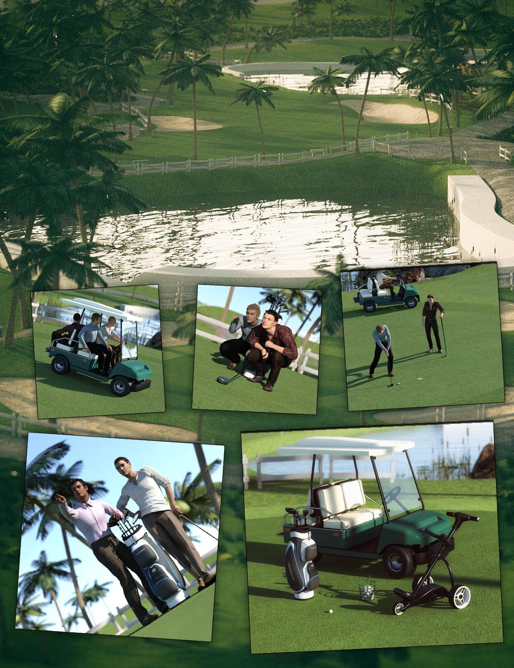 3d golf course image 0033