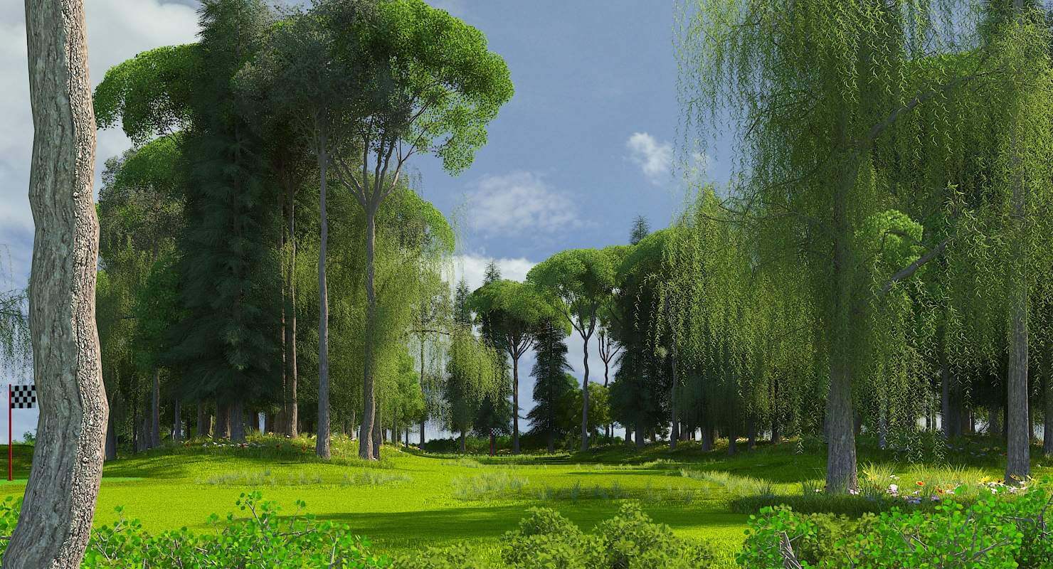 3d golf course image 0041