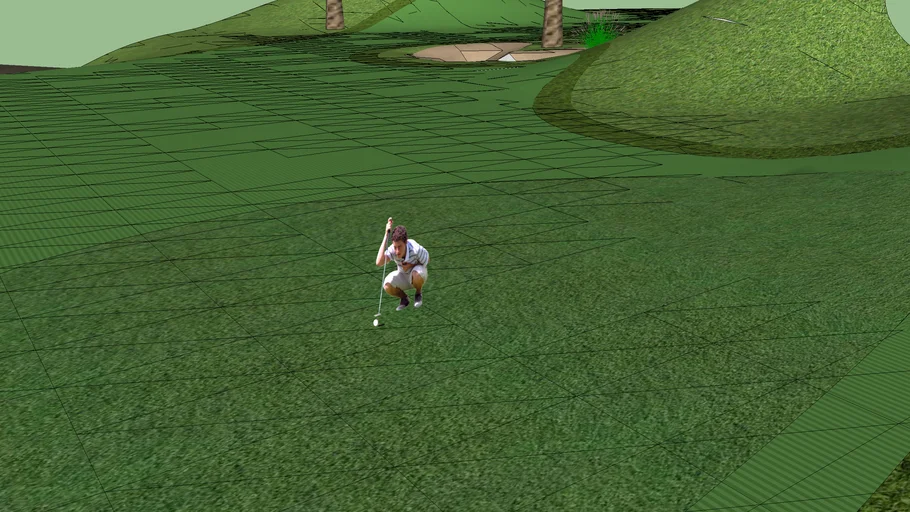 3d golf course image 0043