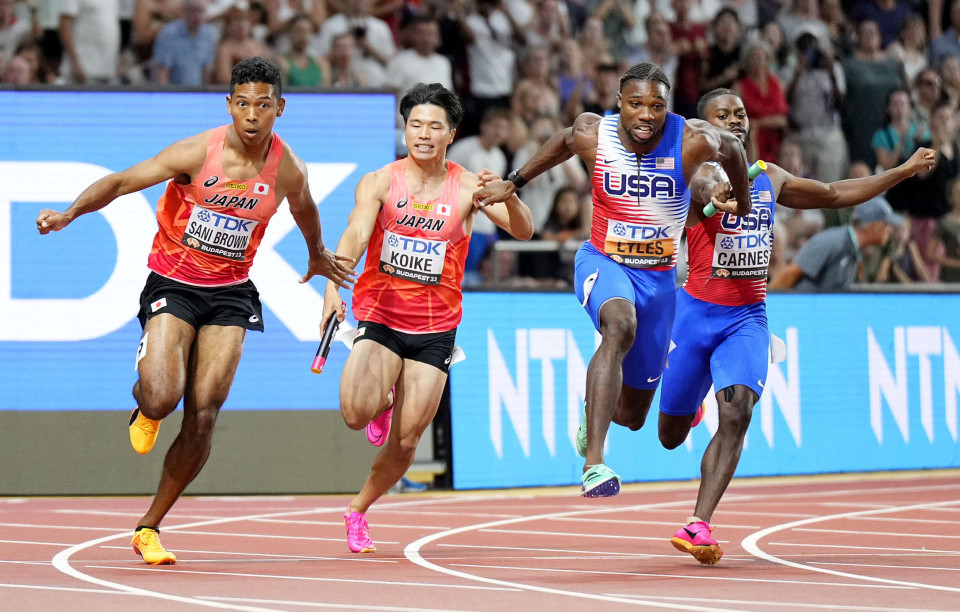 4x100 relay budapest 2023 0026