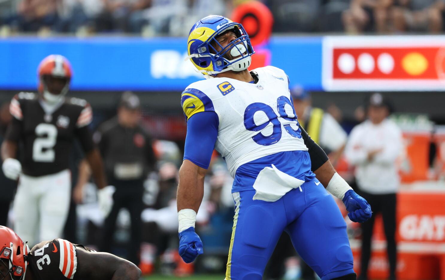 Aaron Donald action shots
