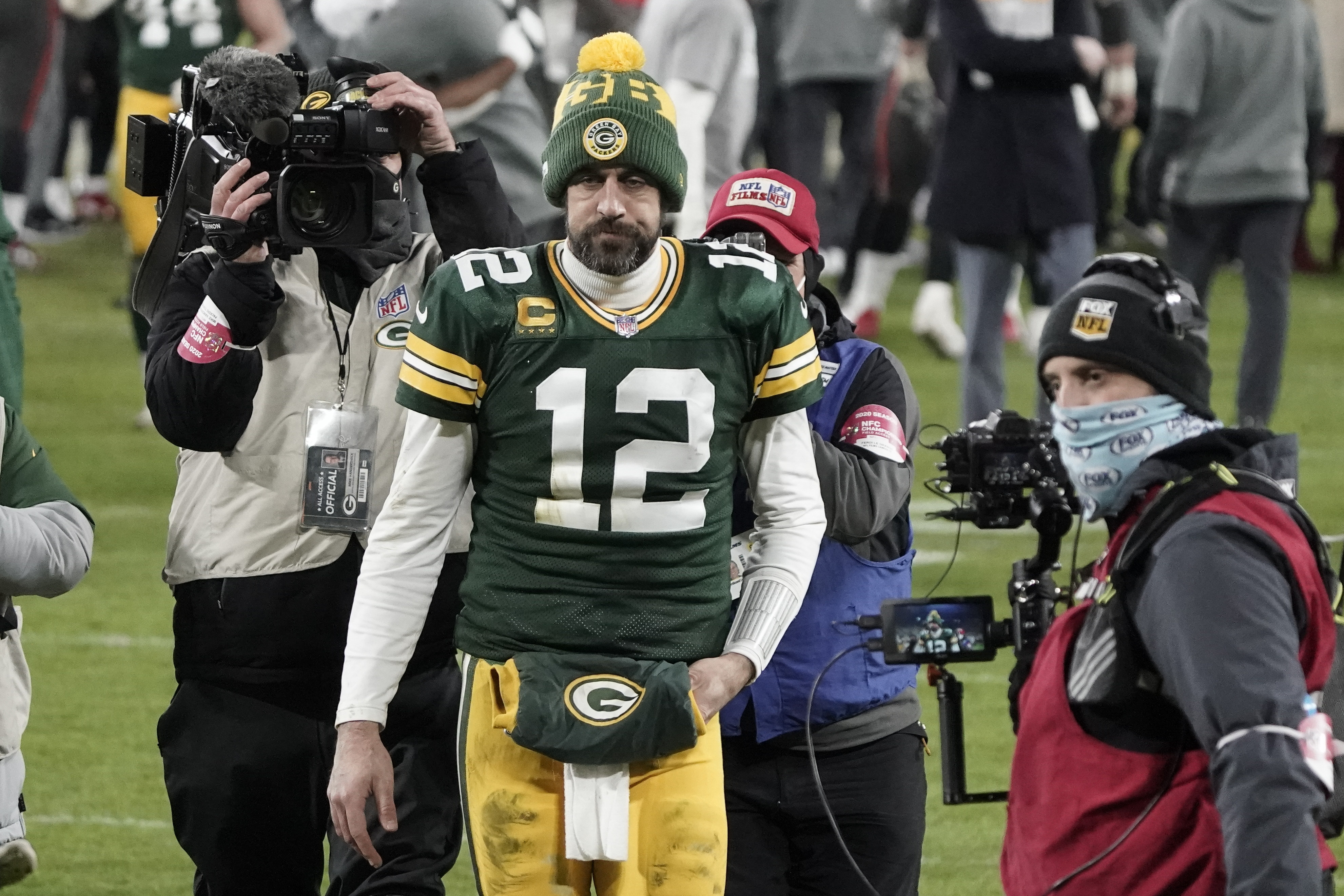 Aaron Rodgers NFC Championship stats