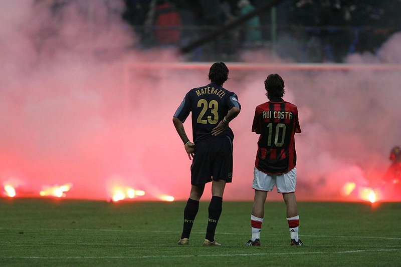 AC Milan digital art.