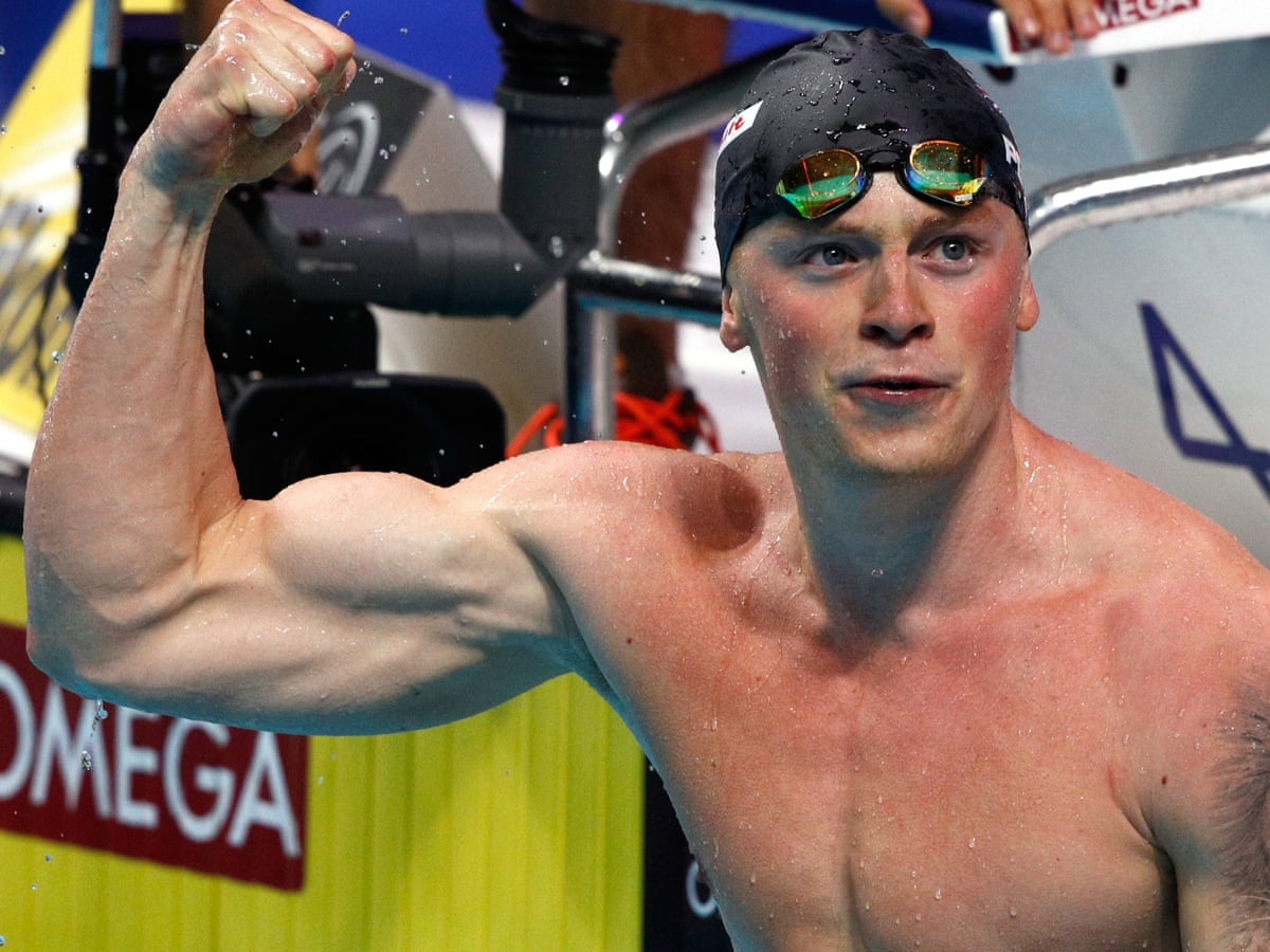 Adam Peaty training