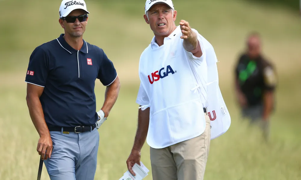 adam scott caddie changes