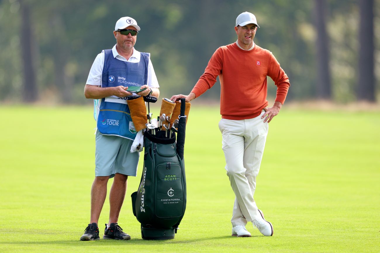 adam scott caddie information