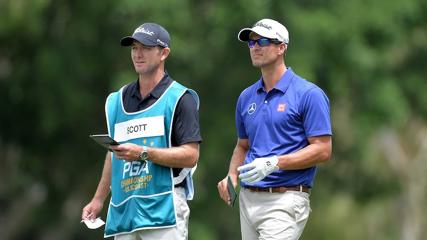 adam scott caddie partner