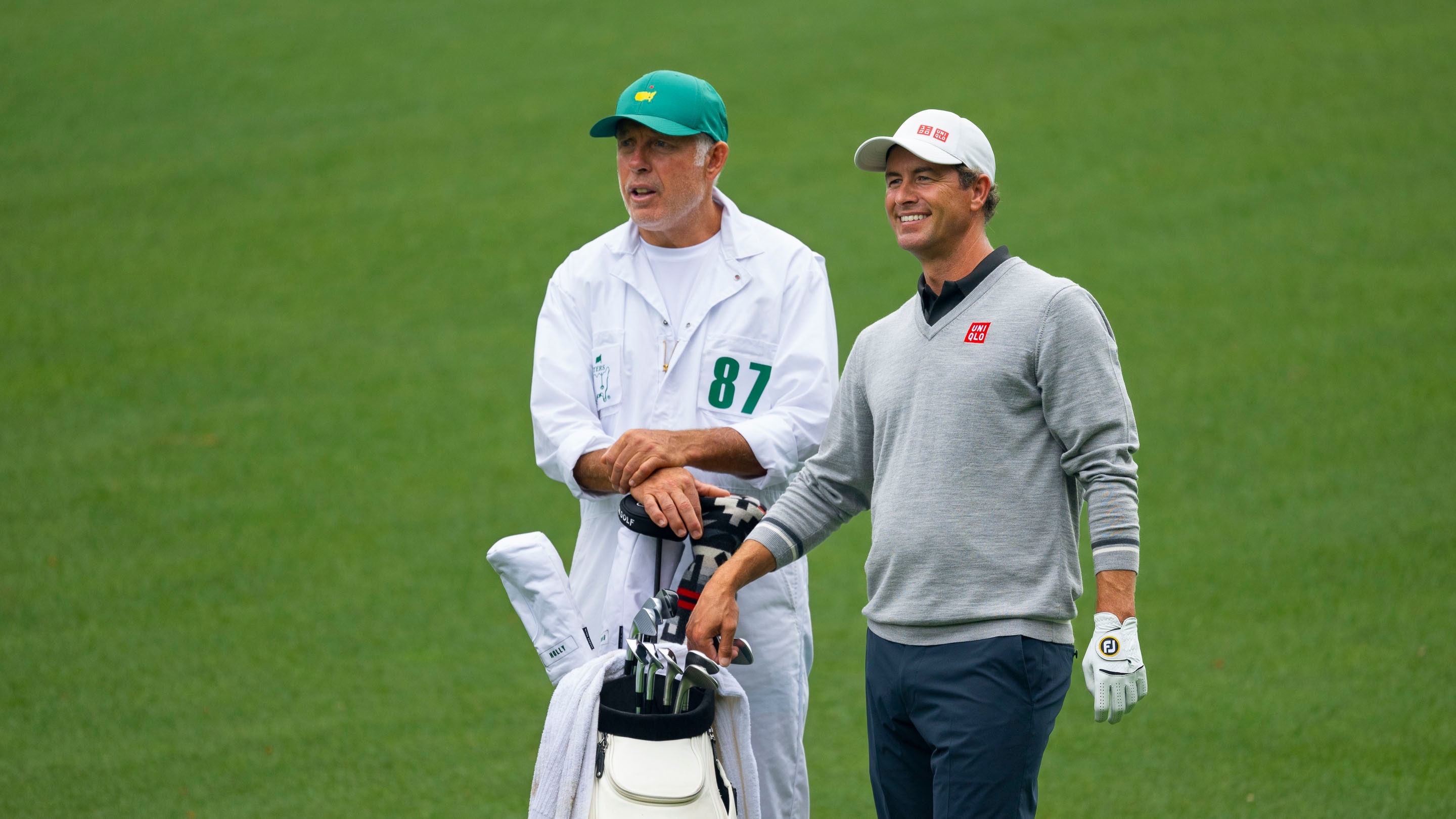 adam scott caddie role
