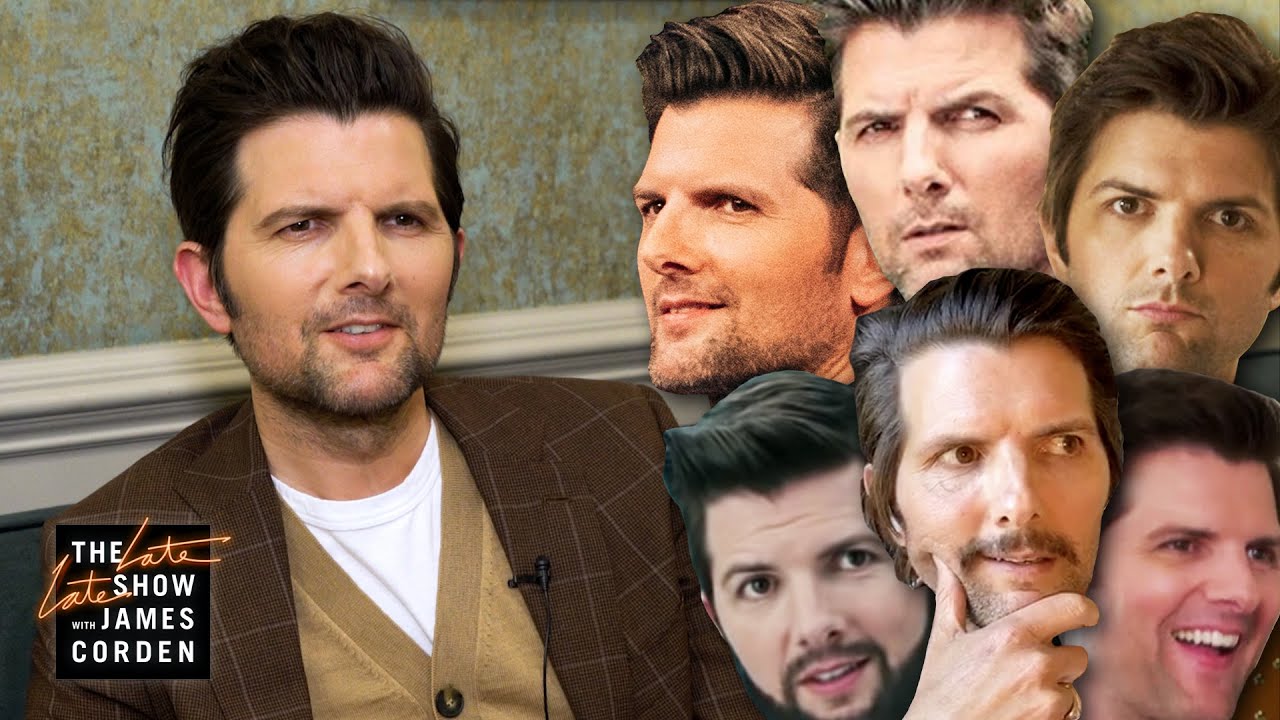 Adam Scott face emotions