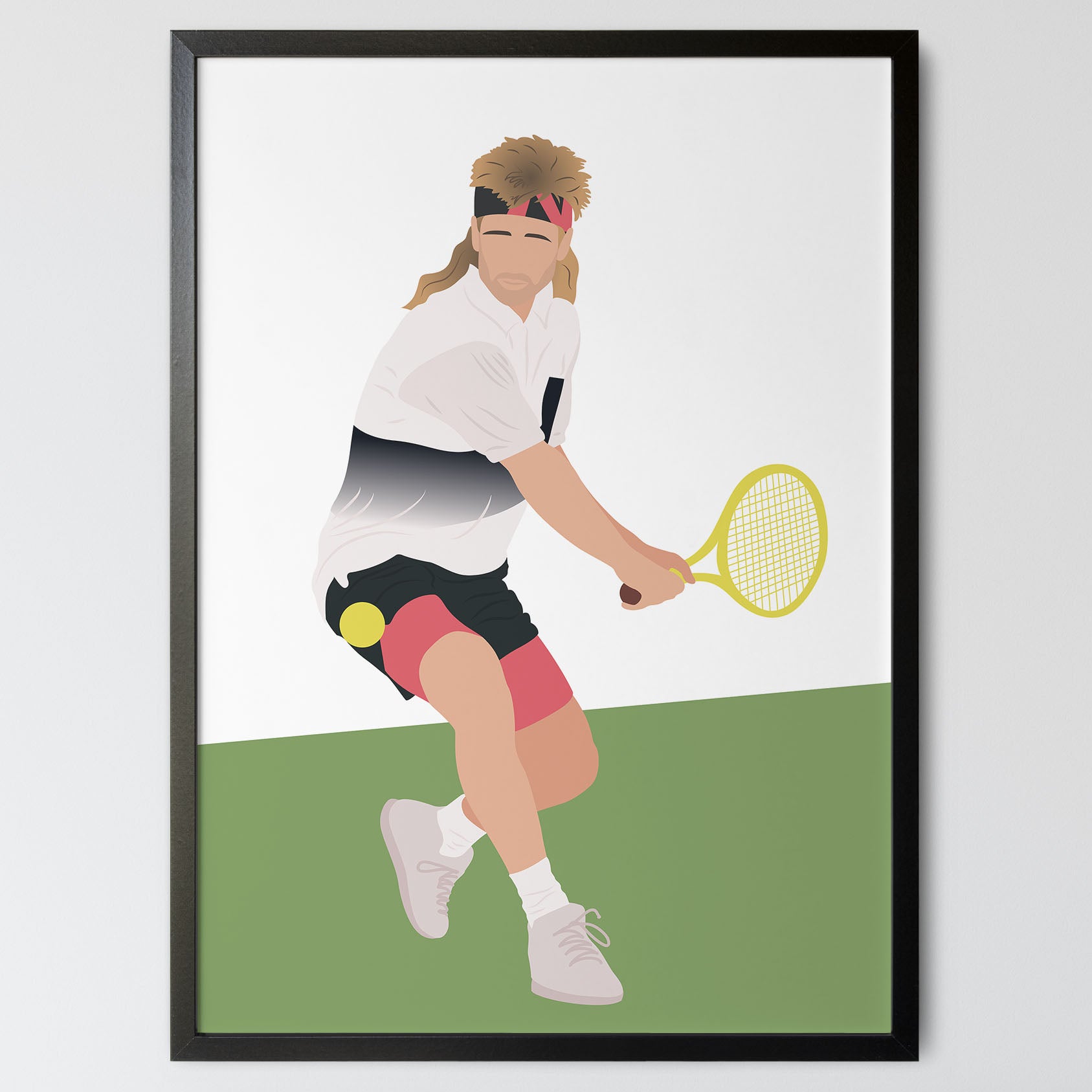 Agassi tennis style