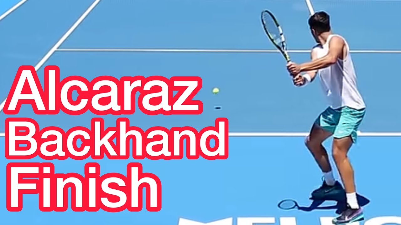 Alcaraz backhand analysis