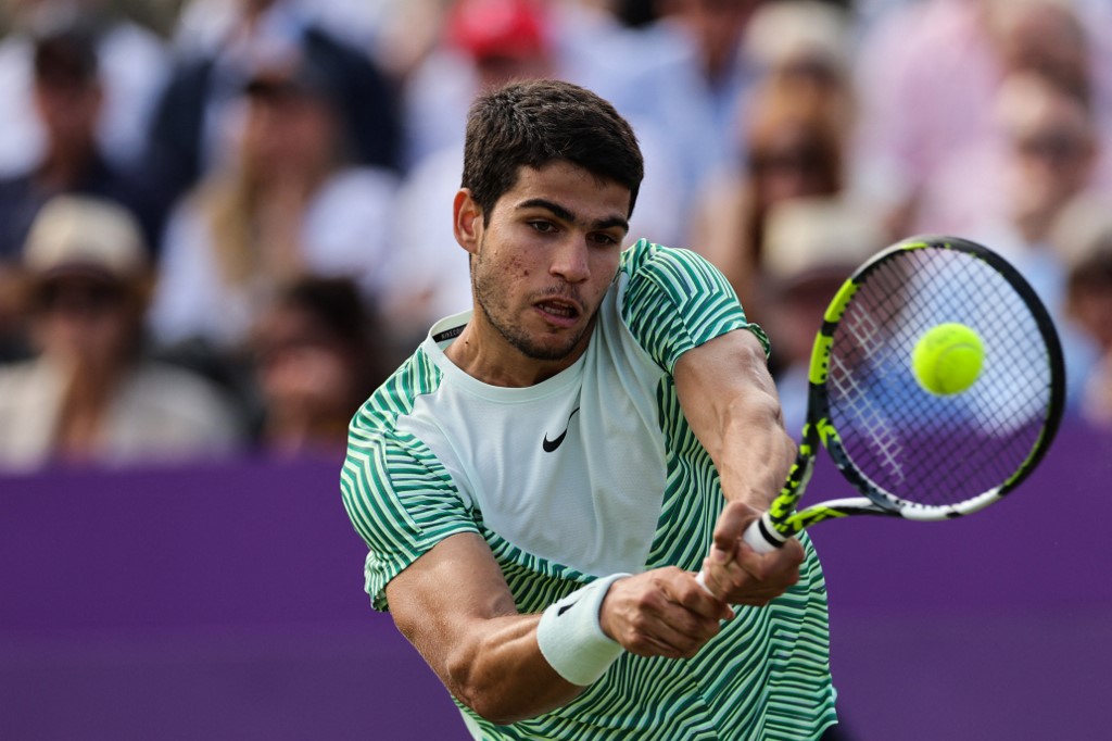 Alcaraz backhand improvement.