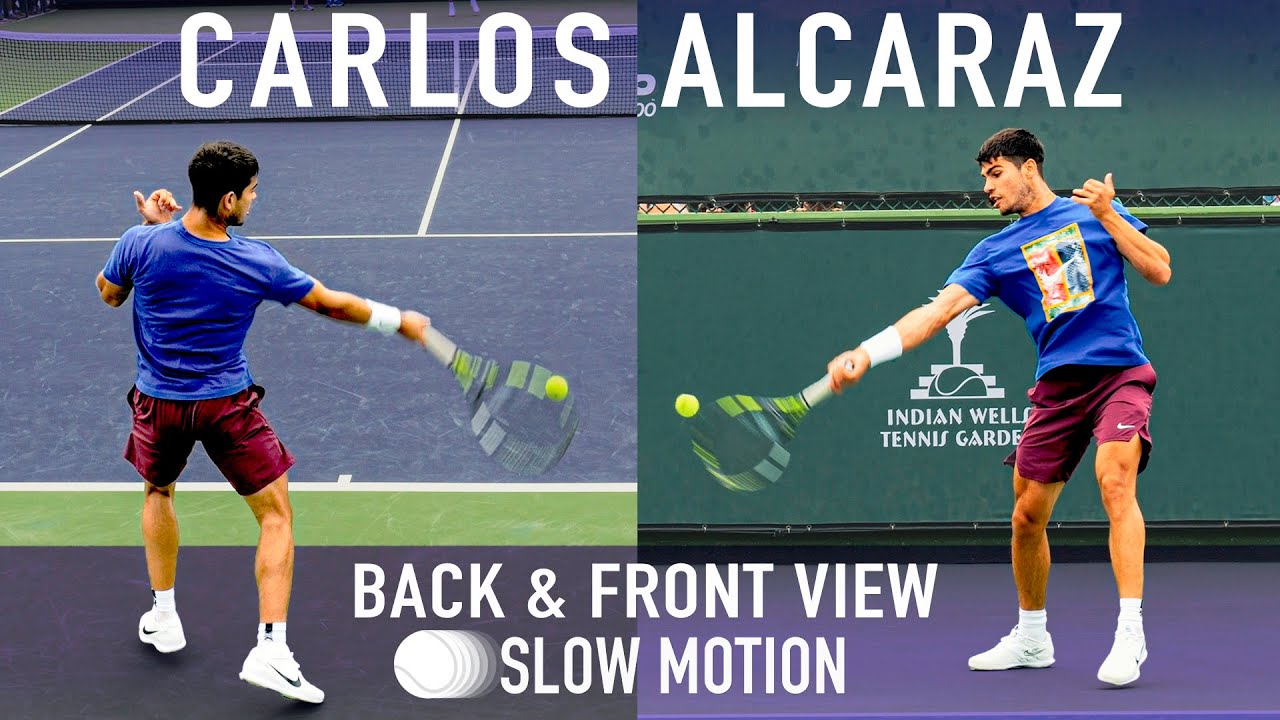 Alcaraz forehand statistics