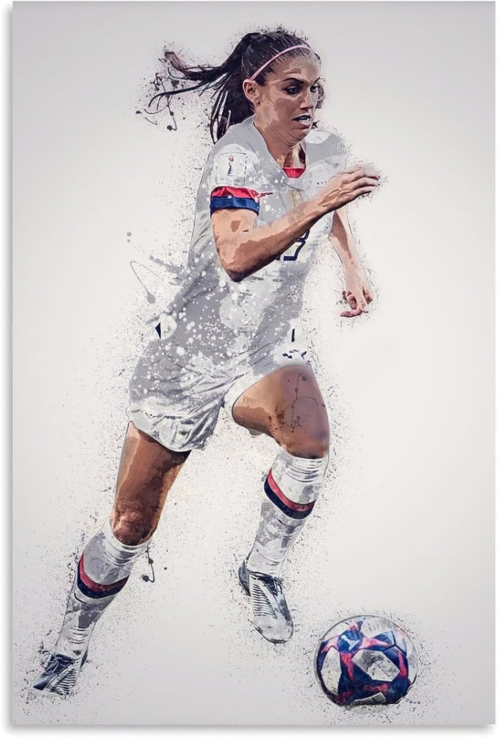 alex morgan athlete print