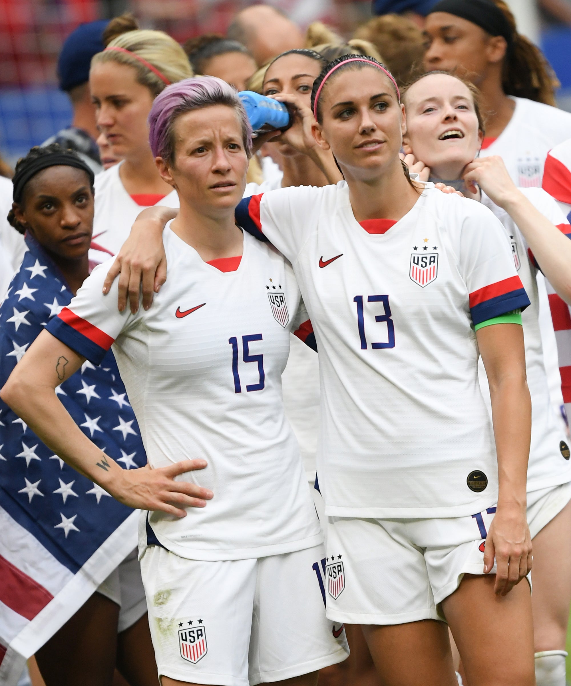 Alex Morgan interviews