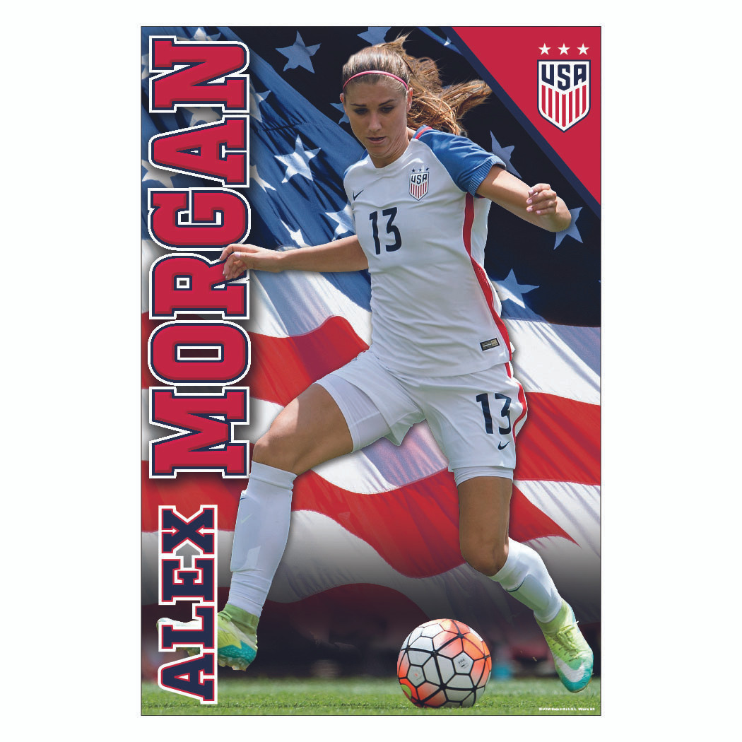 alex morgan signed poster