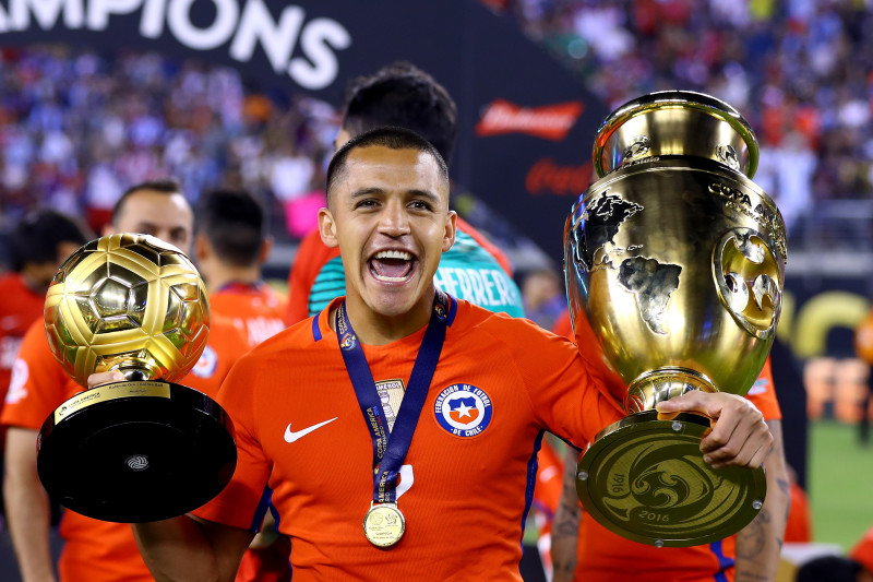 alexis sanchez chile jersey 0011