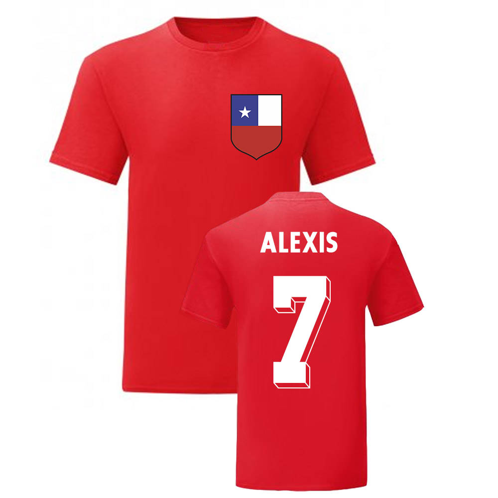 alexis sanchez chile jersey 0016