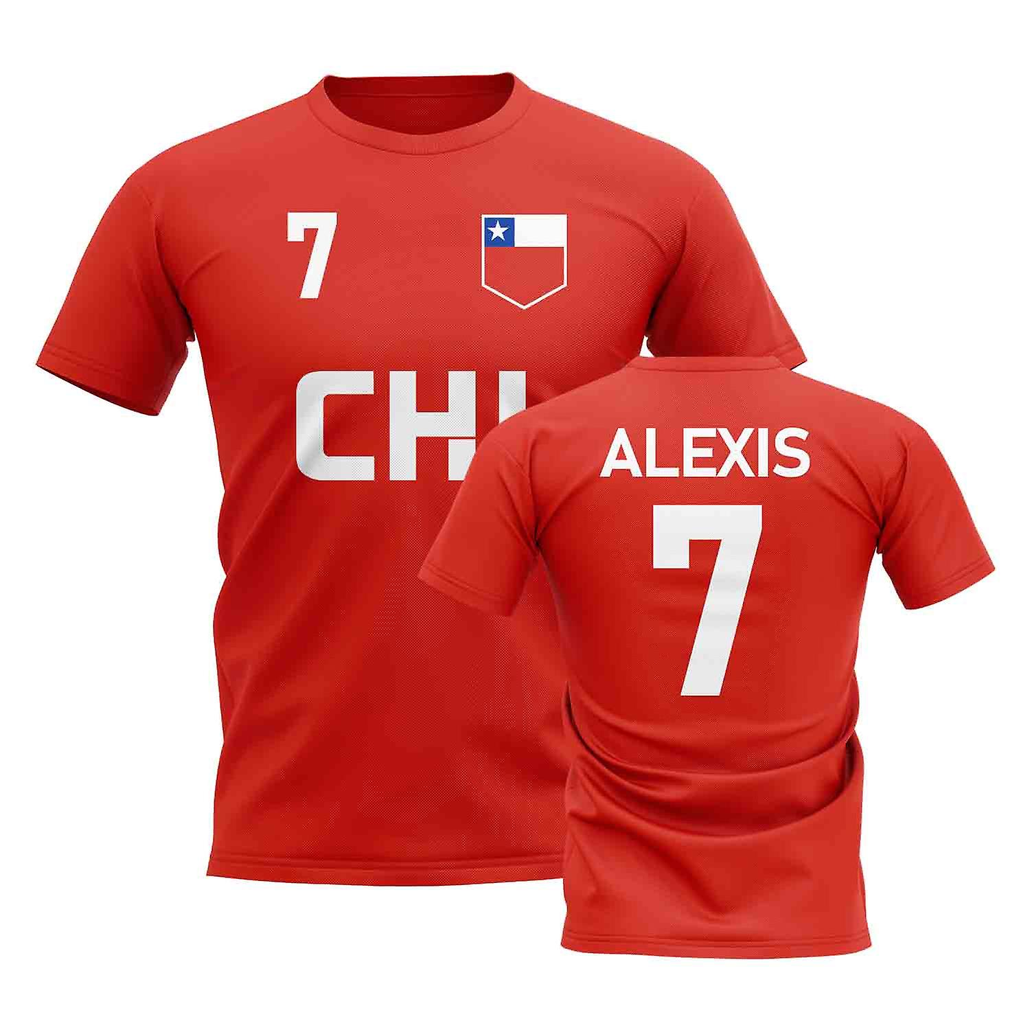 alexis sanchez chile jersey 0019