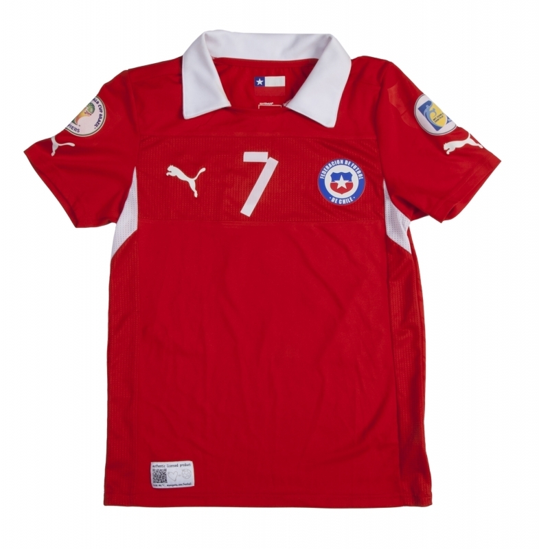 alexis sanchez chile jersey 0023