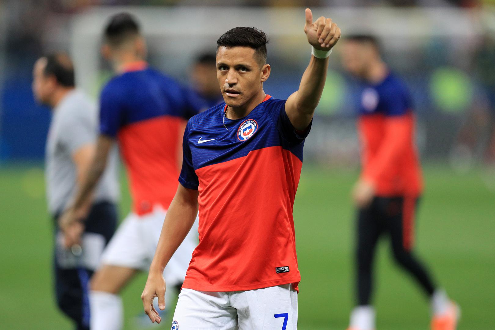 alexis sanchez chile jersey 0048