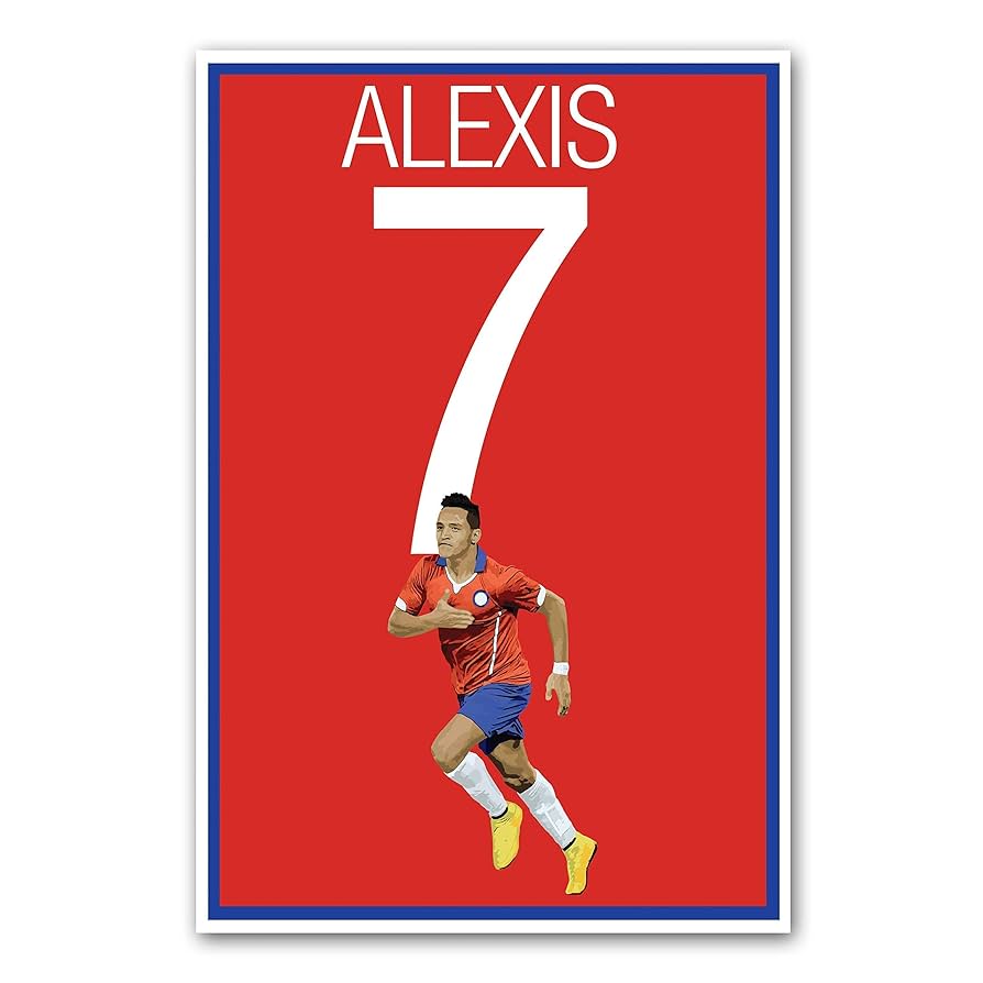 alexis sanchez chile jersey 0052
