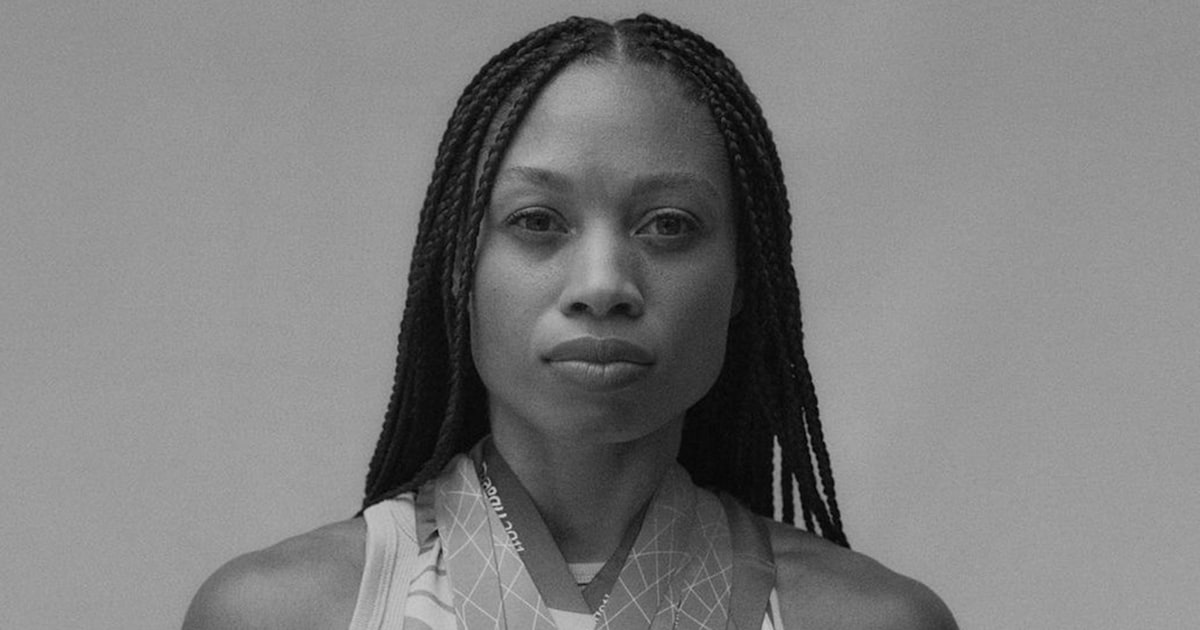 Allyson Felix behind the scenes