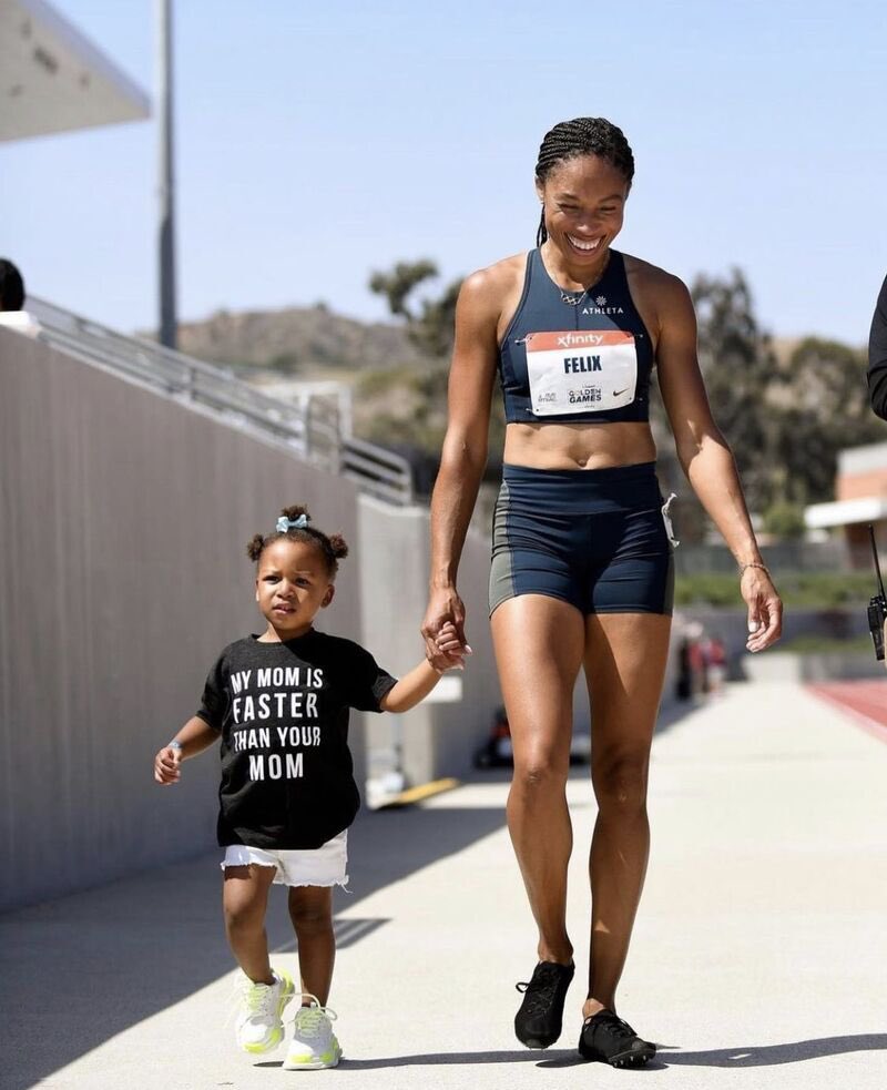 allyson felix daughter 0020
