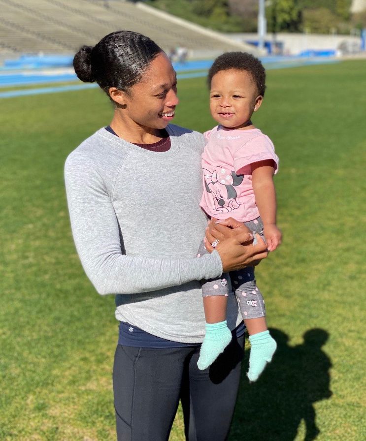 Allyson Felix parenting