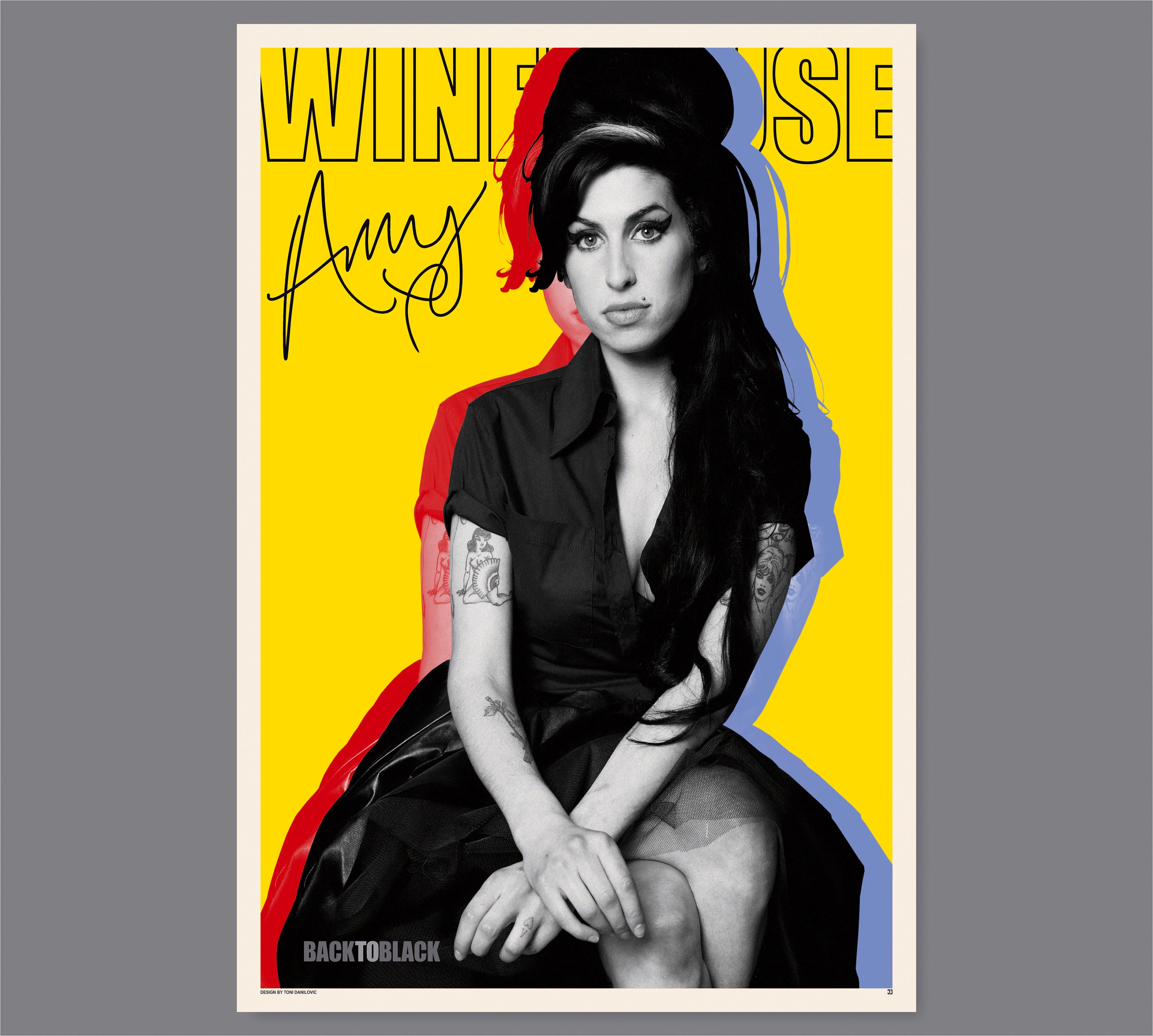 Amy Winehouse vintage poster