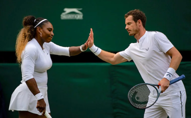Andy Murray and Serena Williams charity events.