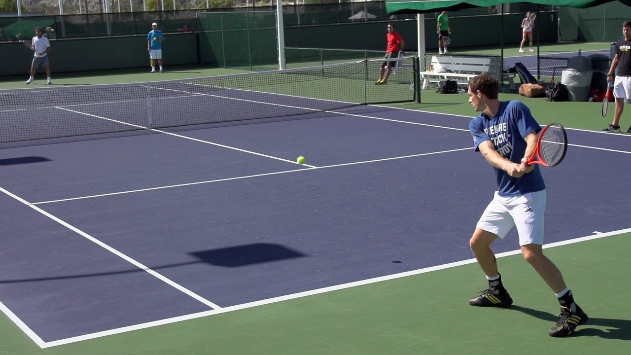 andy murray backhand drills