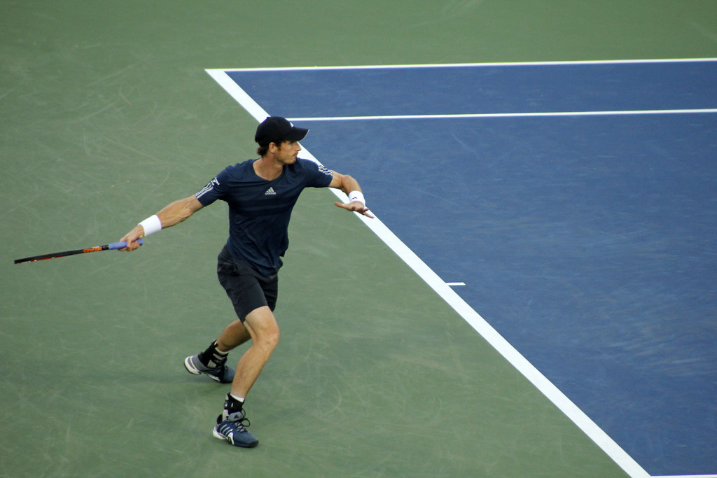 Andy Murray forehand vs backhand