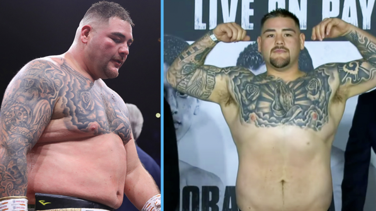 andy ruiz recent fight pictures