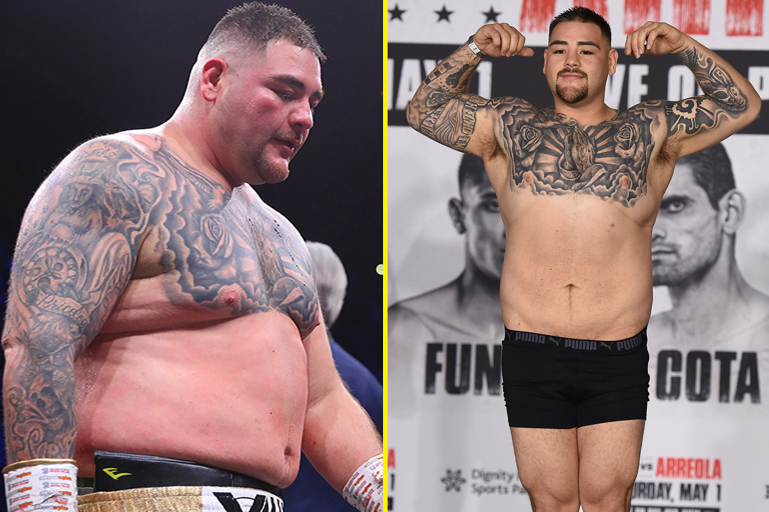 Andy Ruiz weigh-in