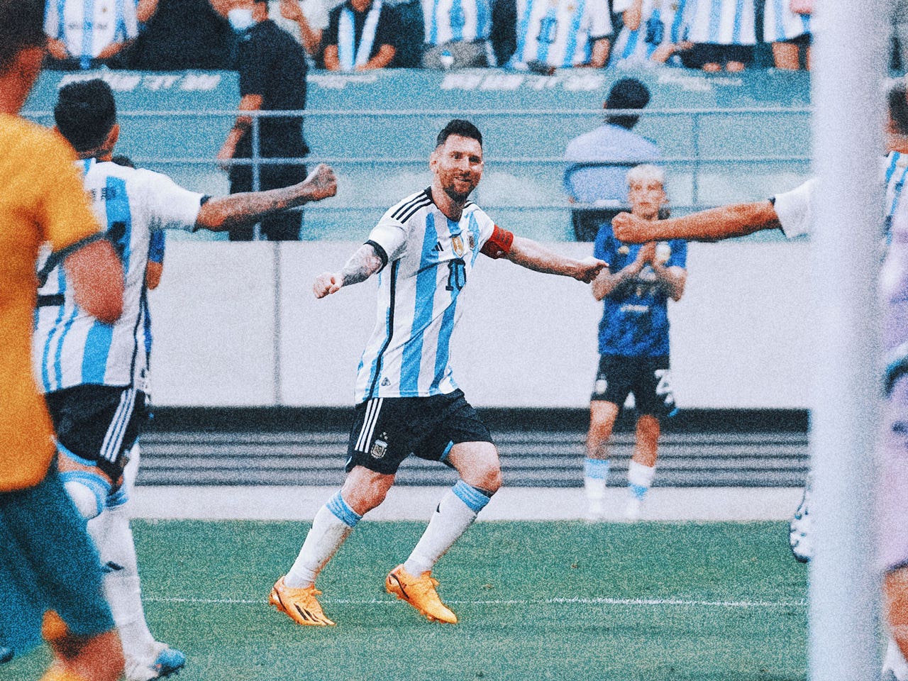argentina vs australia messi goal 0011