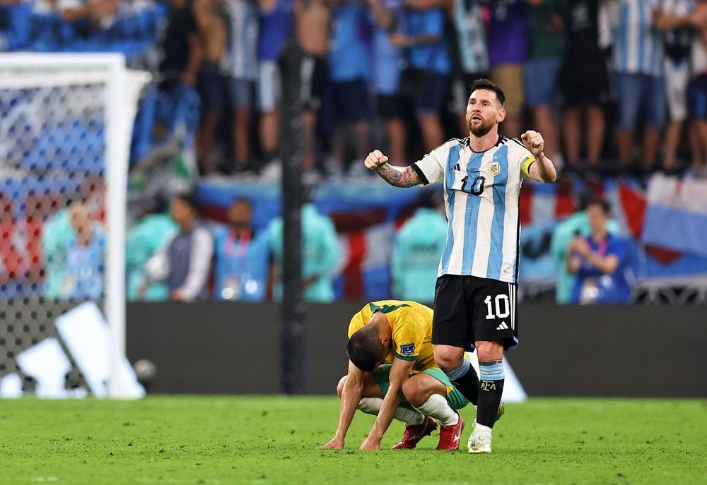 argentina vs australia messi goal 0012
