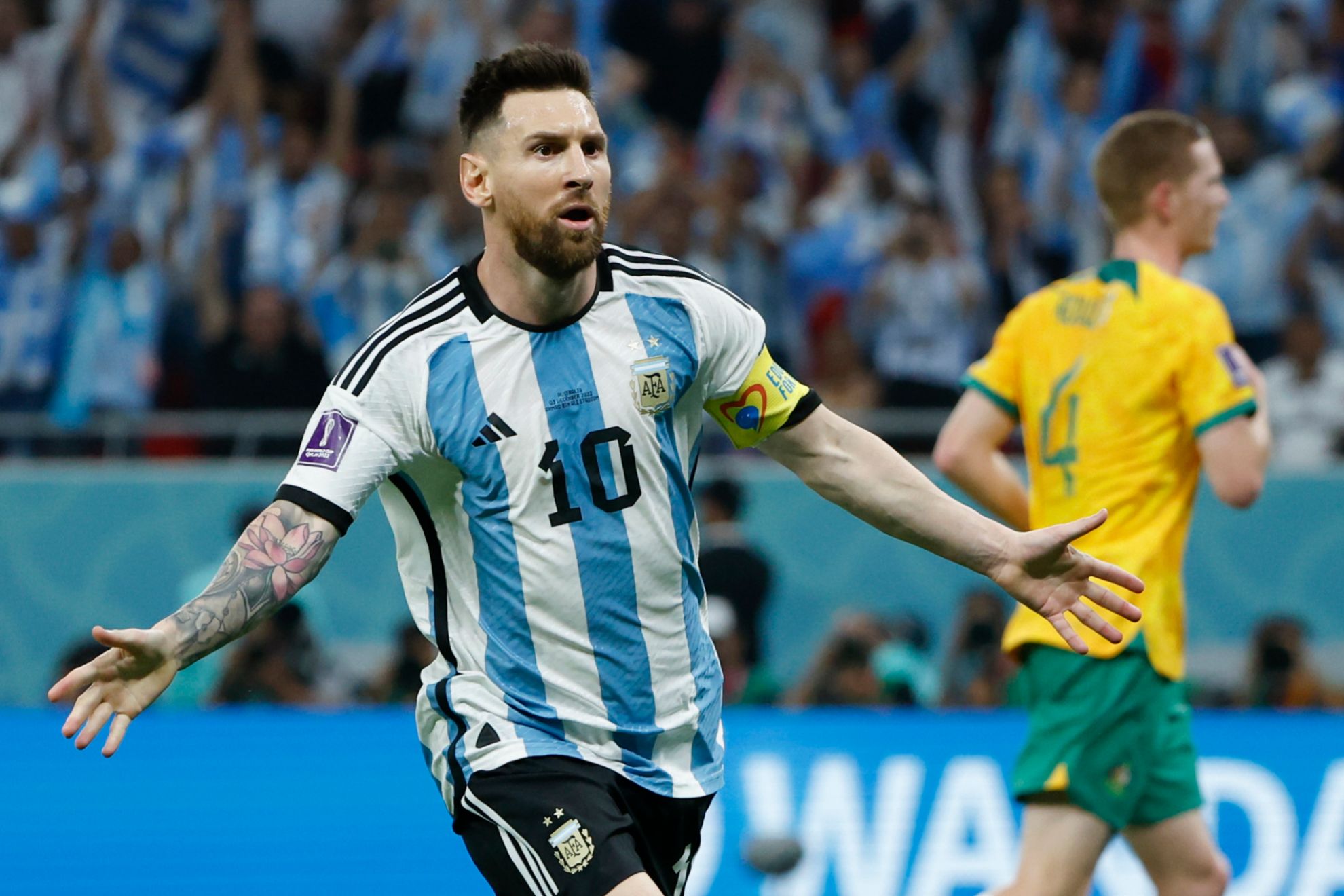 argentina vs australia messi goal 0020
