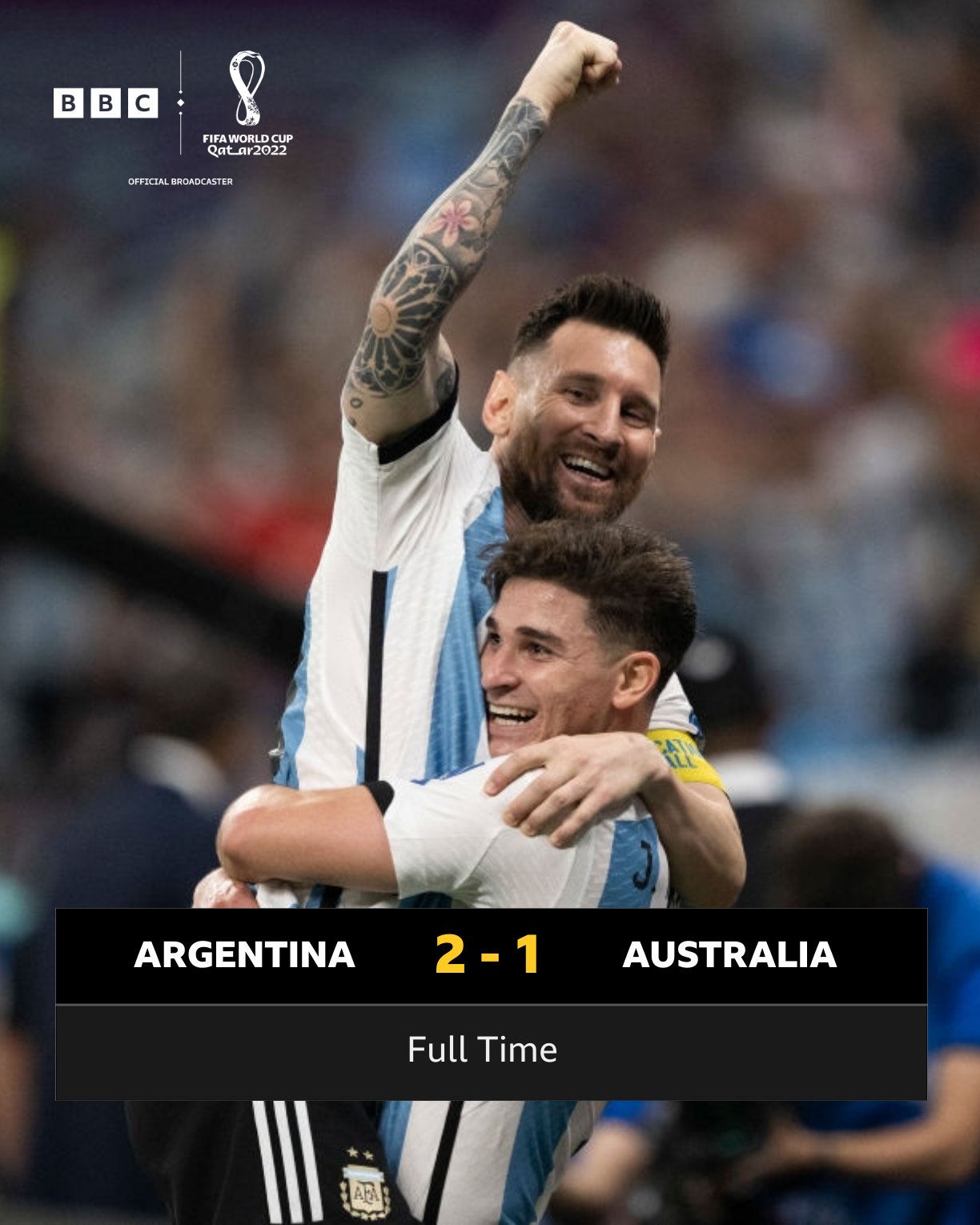 argentina vs australia messi goal 0031