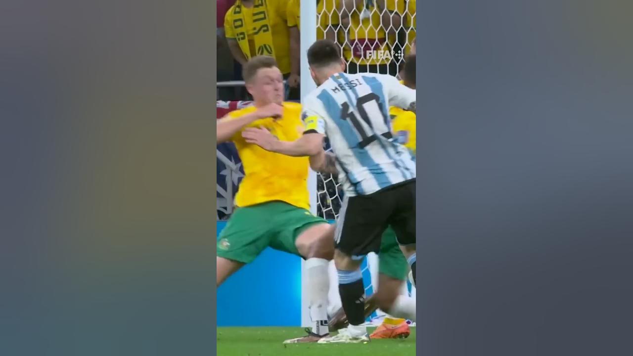 argentina vs australia messi goal 0049