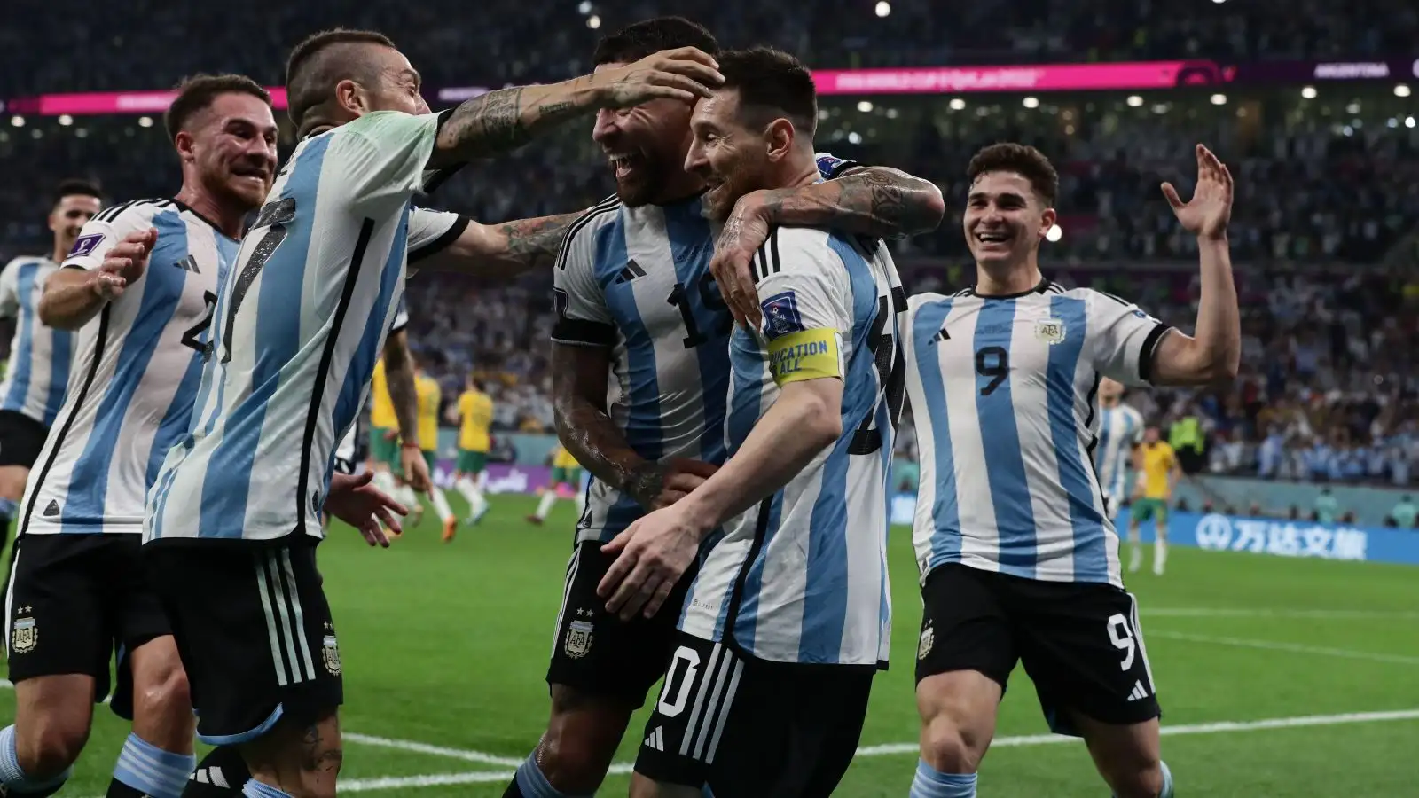 argentina vs australia messi goal 0057