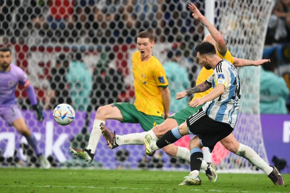 argentina vs australia messi goal 0078