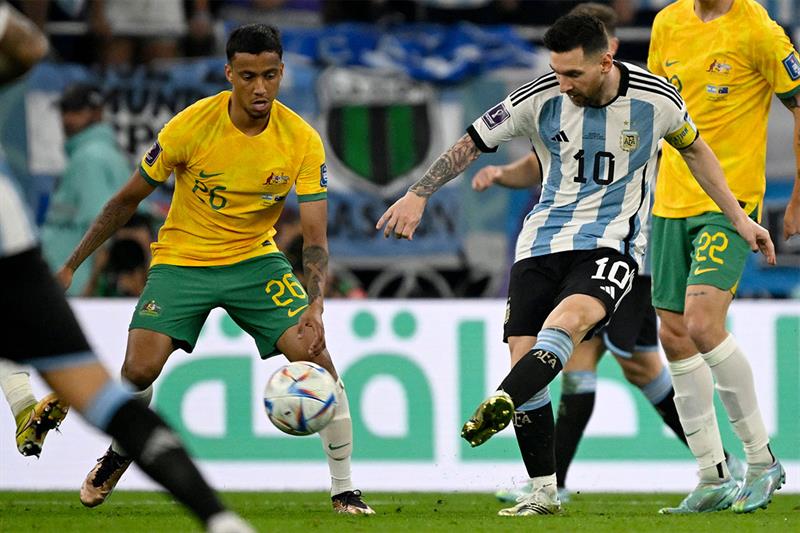 argentina vs australia messi goal 0090