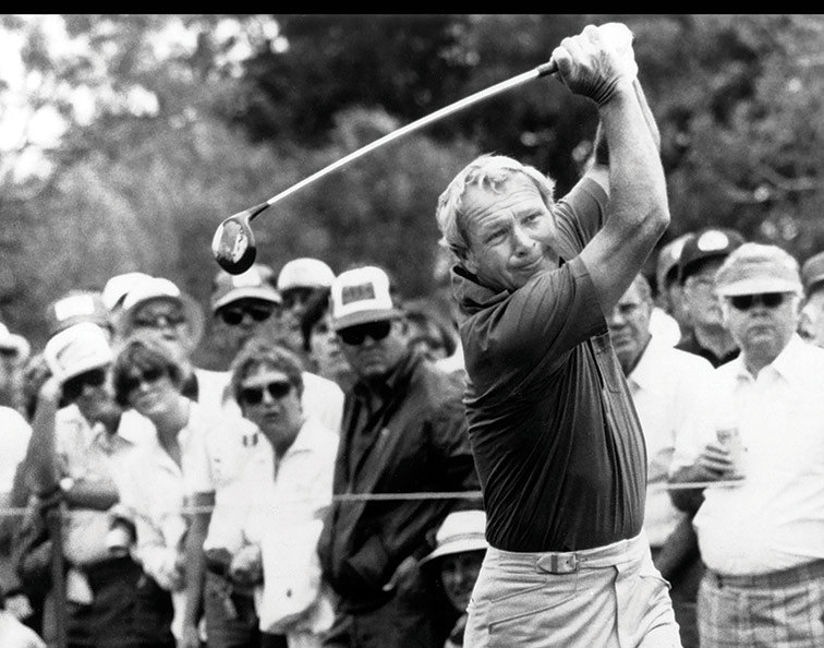 arnold palmer putting style